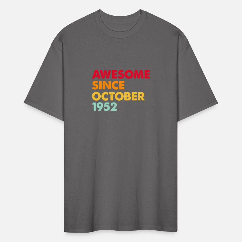 Awesome Since october 1952 70th Birthday Gifts