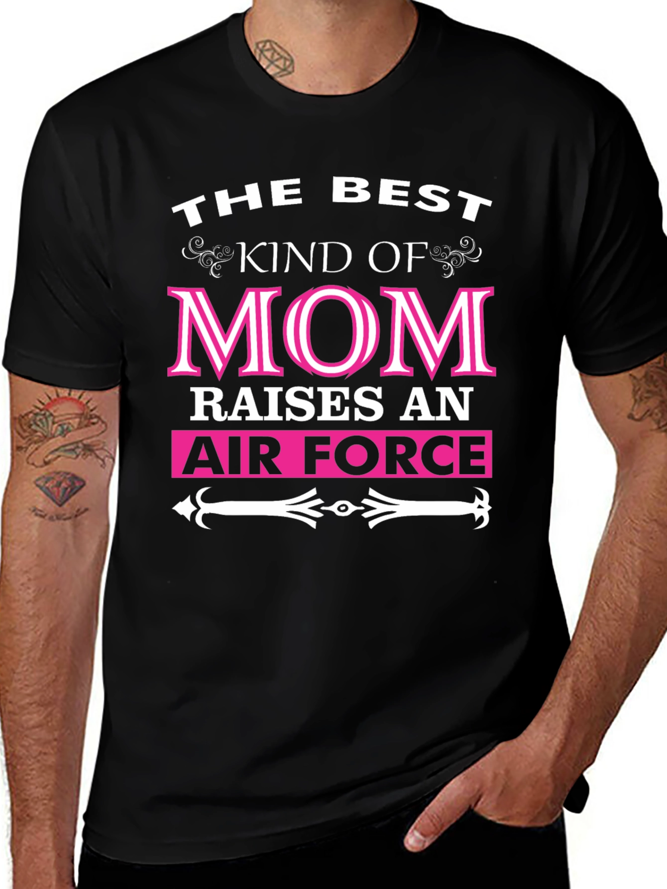 Best Kind of Mom Raises Air Force T-Shirt