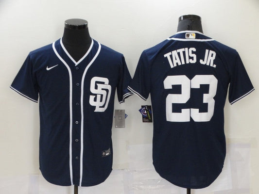Men's San Diego Padres Fernando Tatis Jr. #23 Navy Player Stitched Jerseys