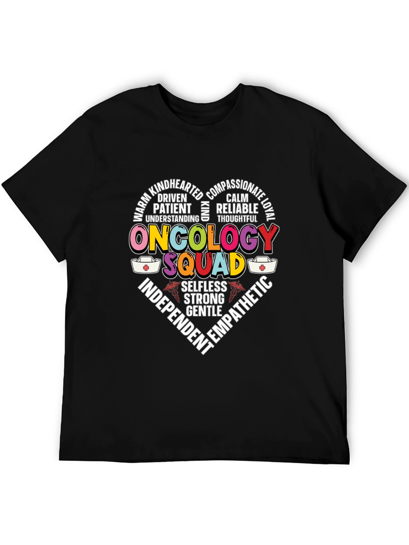 Oncology Squad Heart Graphic T-Shirt