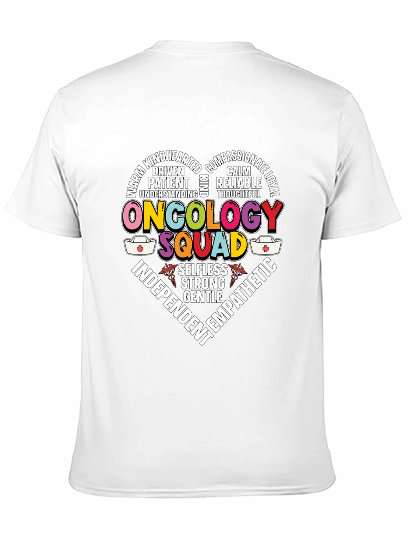 Oncology Squad Heart Graphic T-Shirt