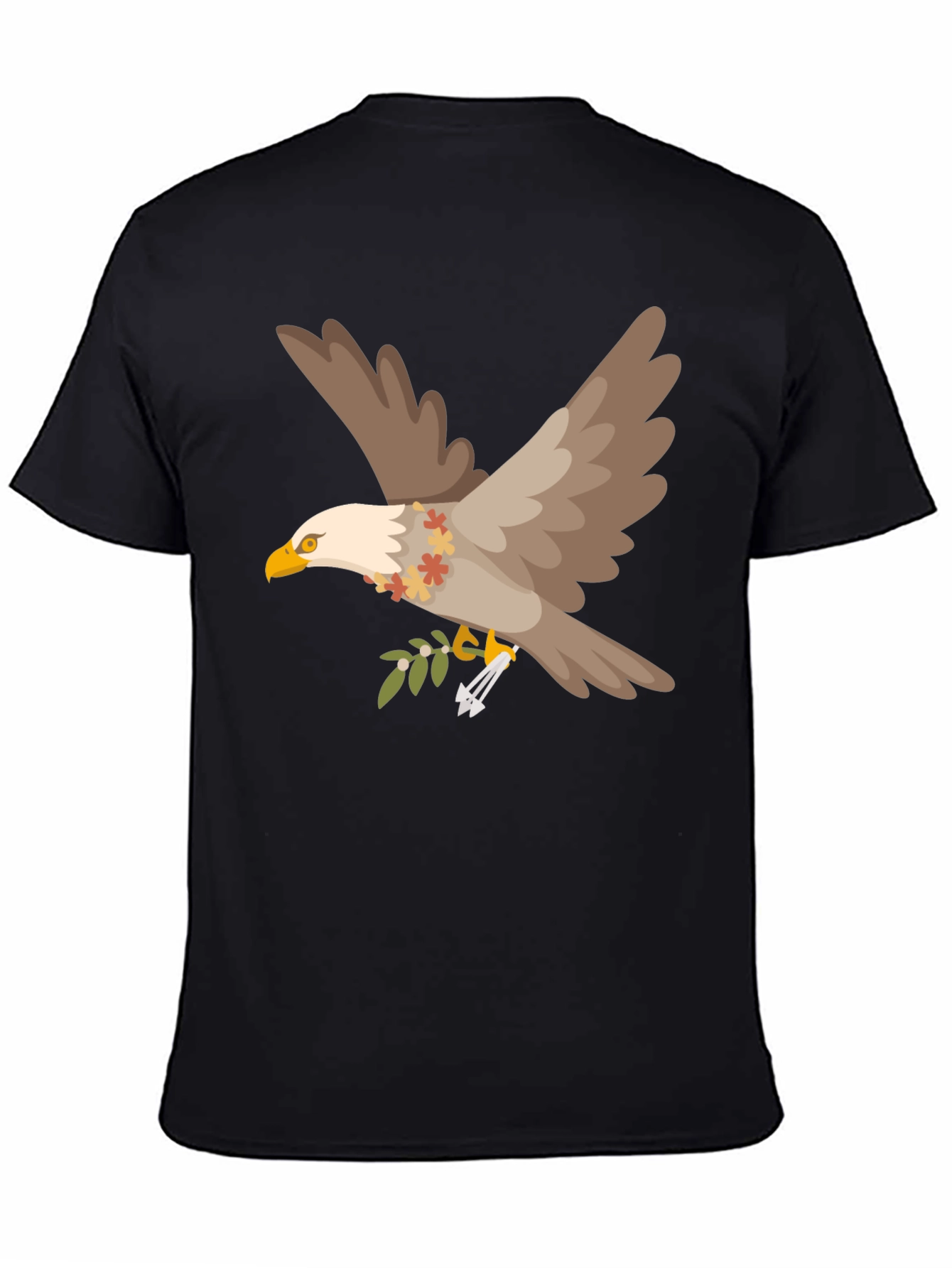 Eagle Graphic Tee - Mens Black T-Shirt