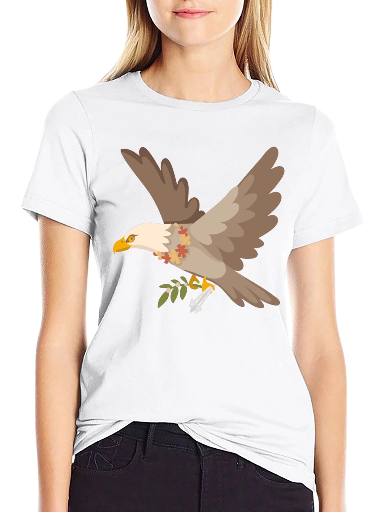 Eagle Graphic Tee - Mens Black T-Shirt