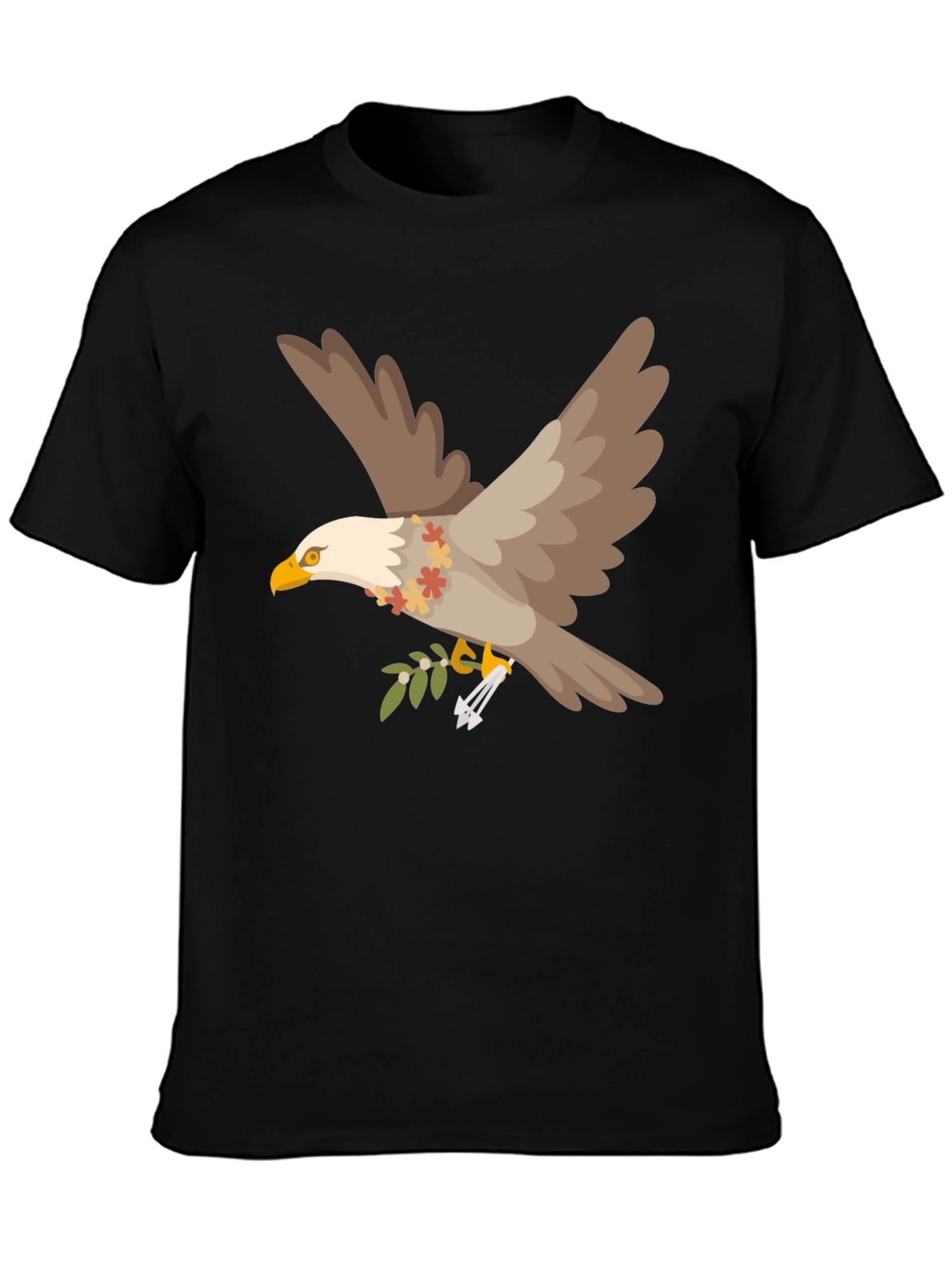 Eagle Graphic Tee - Mens Black T-Shirt