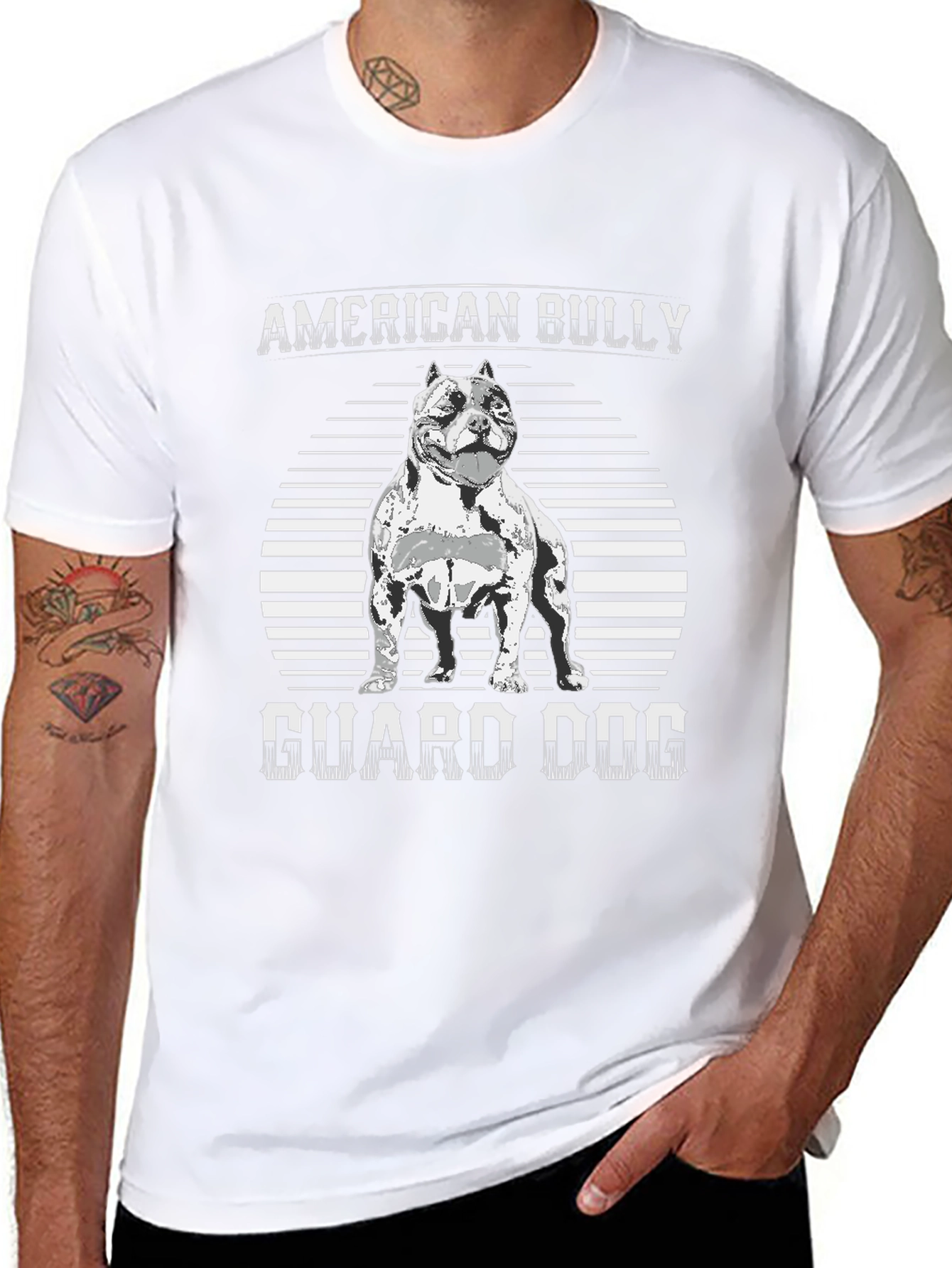 American Bully Guard Dog Graphic T-Shirt