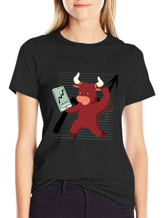 Bull Market Graphic Tee - Stock Investor T-Shirt