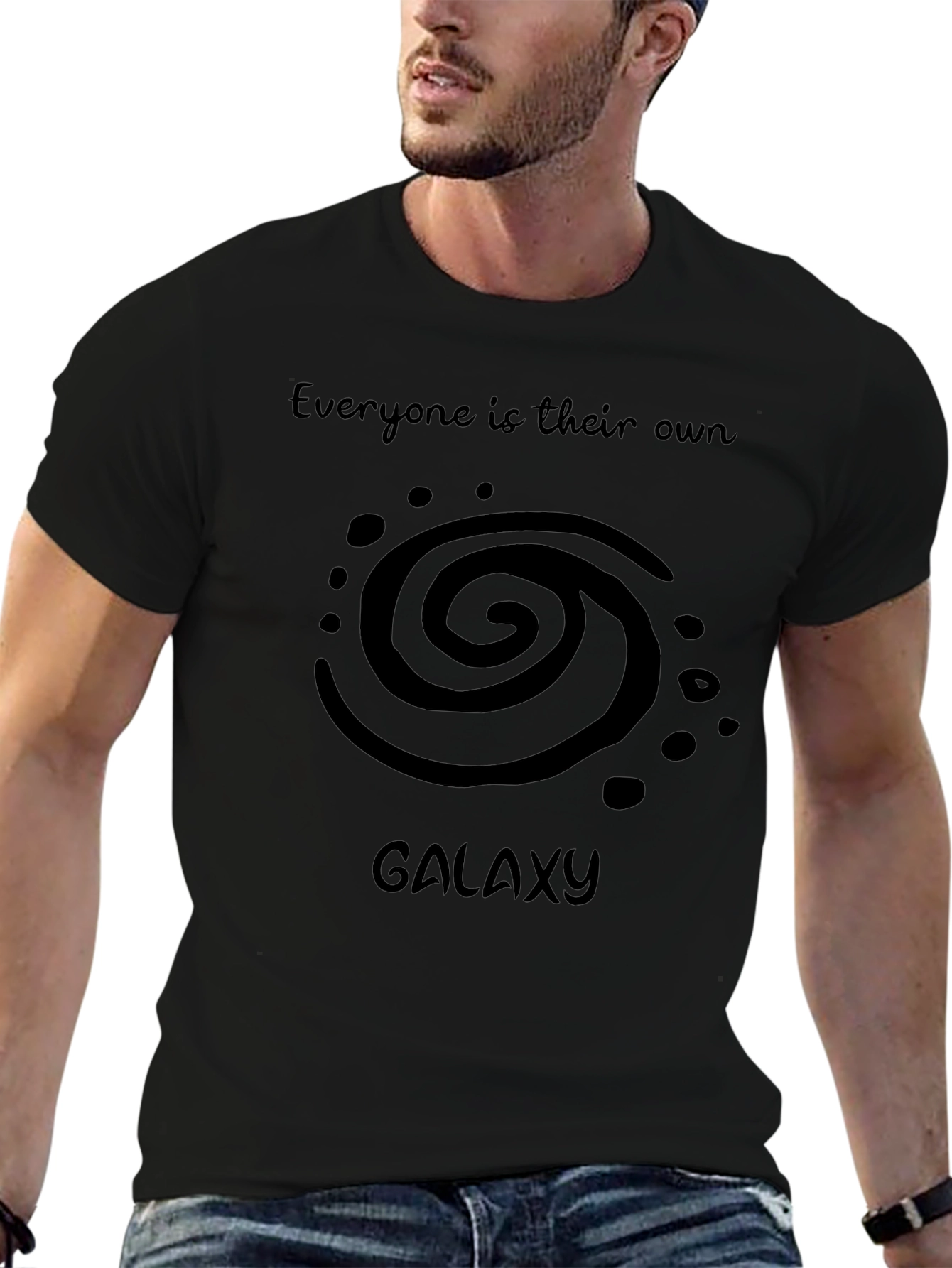 Everyone is Their Own Galaxy Black T-Shirt