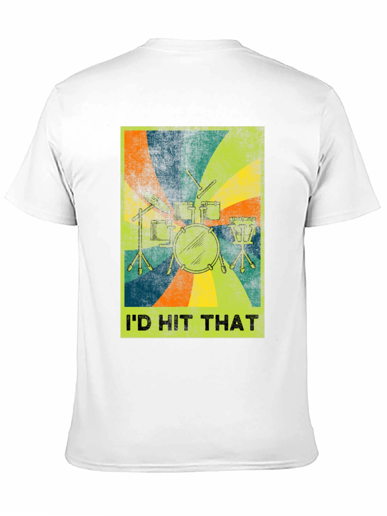 Id Hit That Drum Set Graphic Tee