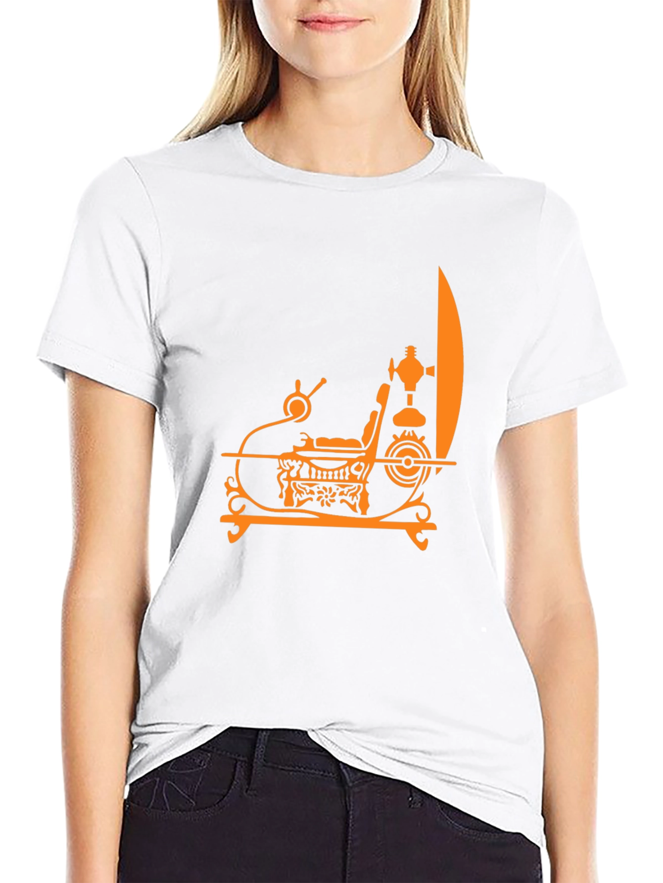 Steampunk Chair Graphic Tee - Modern Comfort