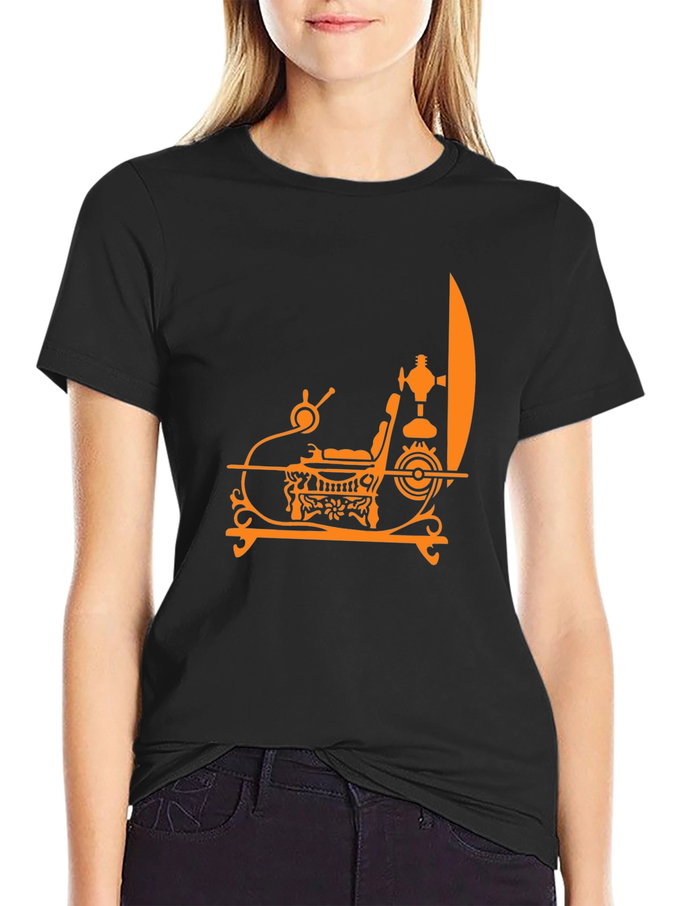 Steampunk Chair Graphic Tee - Modern Comfort