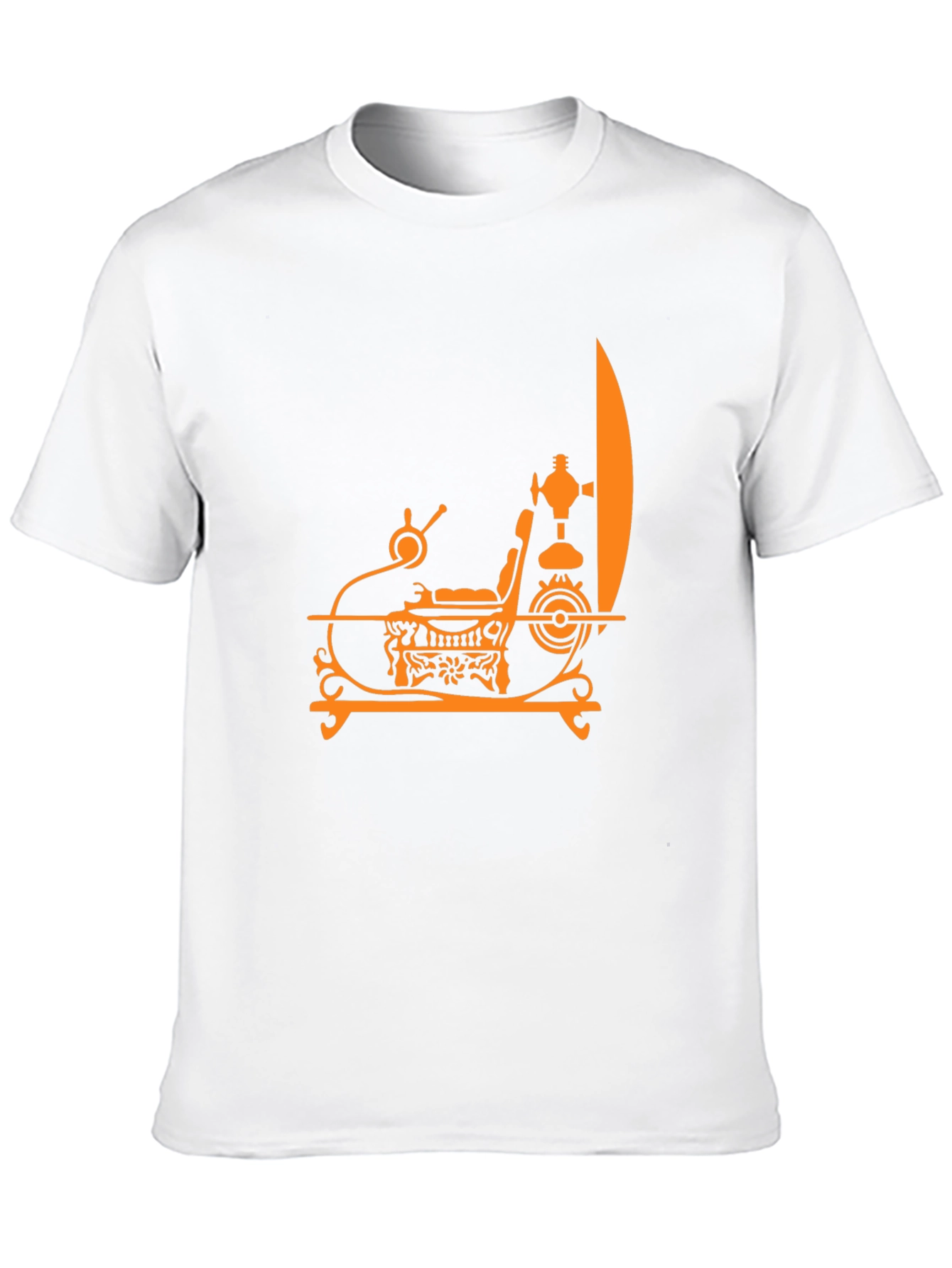 Steampunk Chair Graphic Tee - Modern Comfort