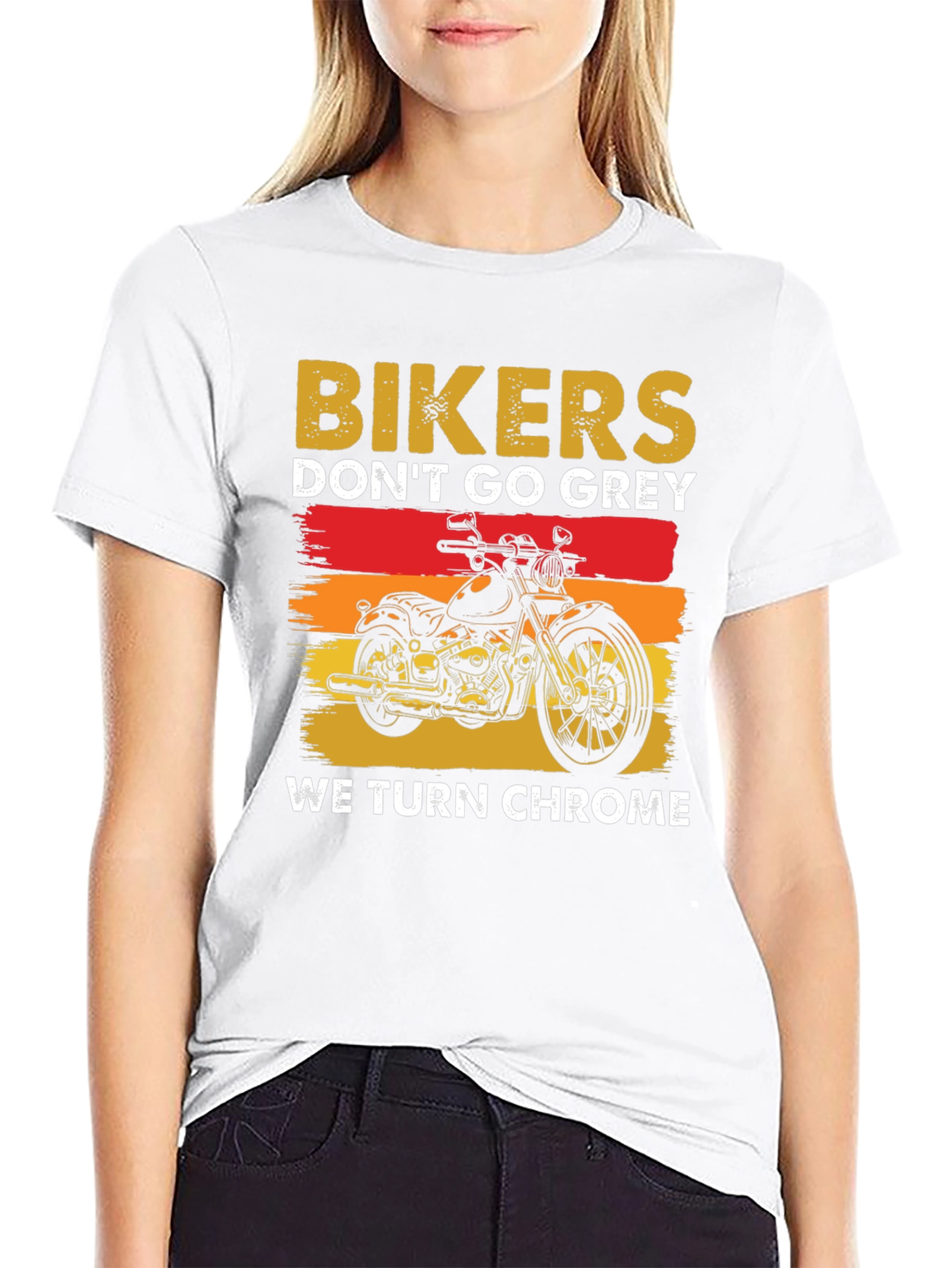 Bikers Dont Go Grey T-Shirt