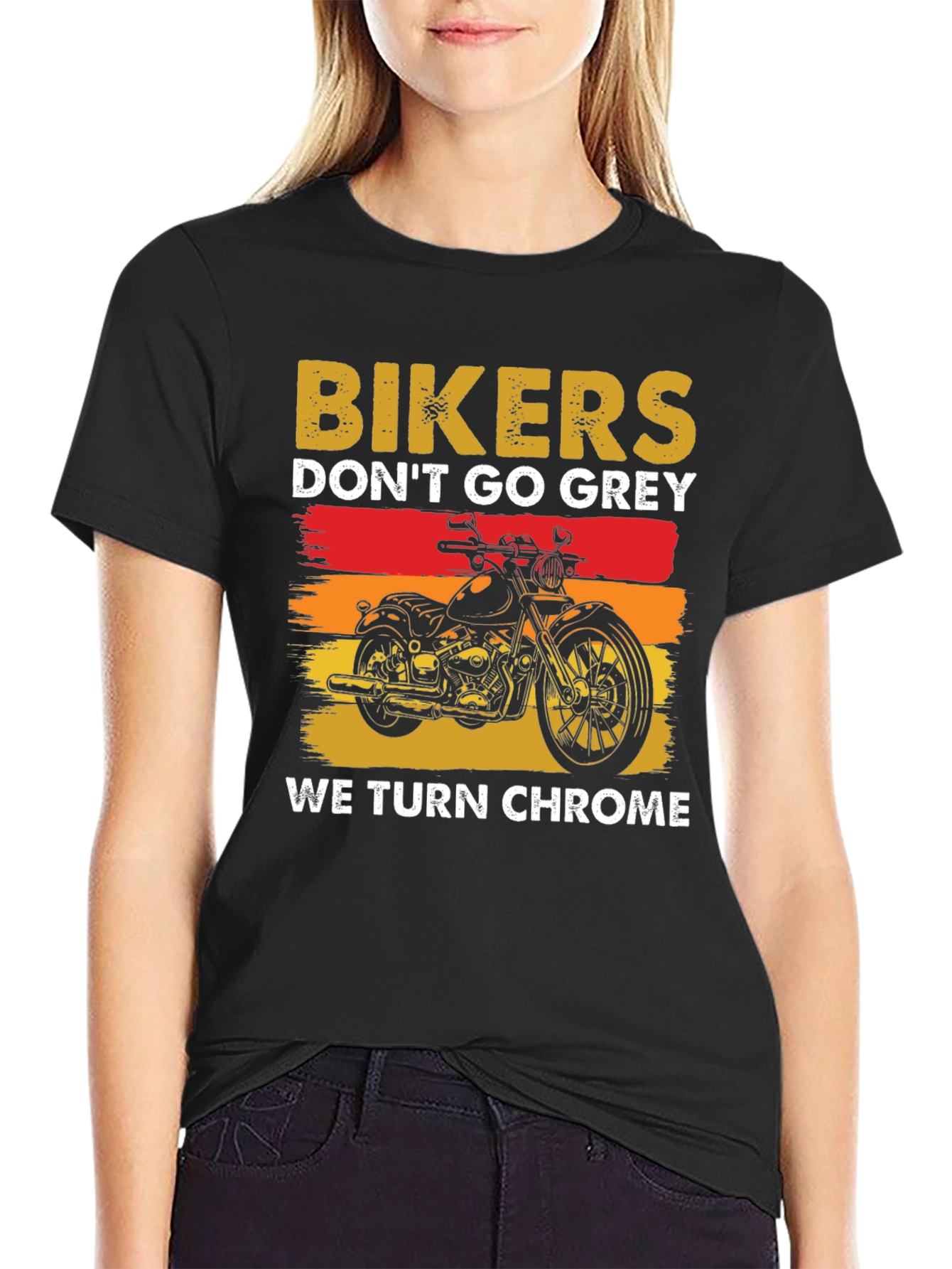 Bikers Dont Go Grey T-Shirt