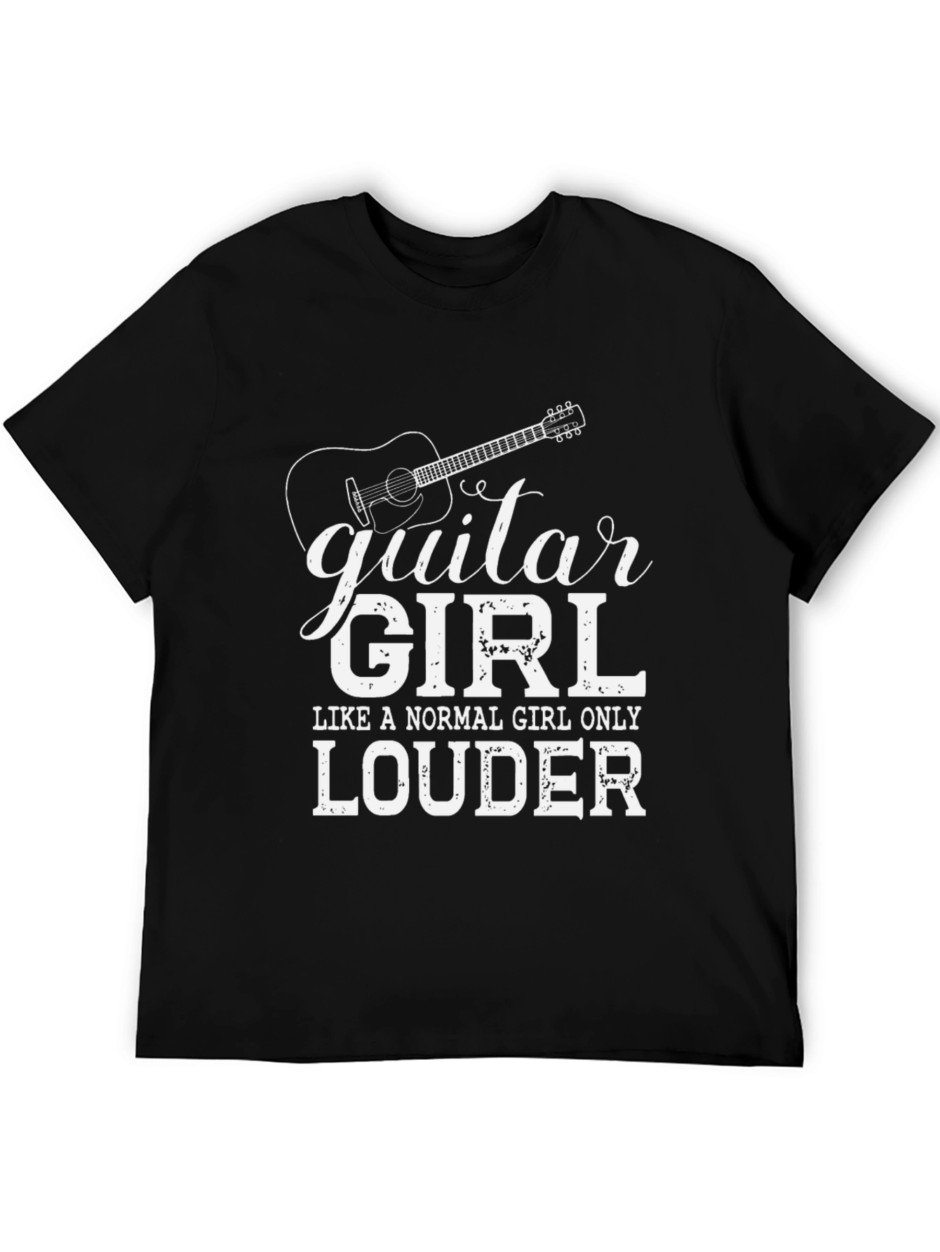Guitar Girl T-Shirt - Loud & Proud Musician Tee