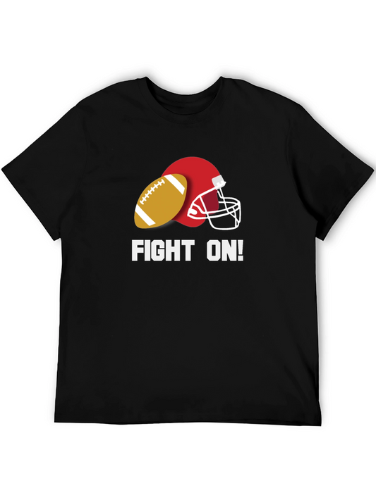 Fight On! Football Helmet and Ball T-Shirt