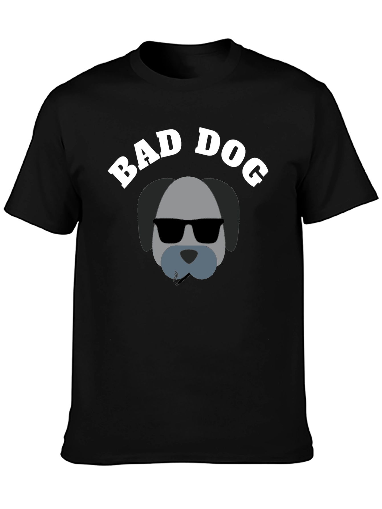 Bad Dog Graphic T-Shirt - Cool Canine Tee