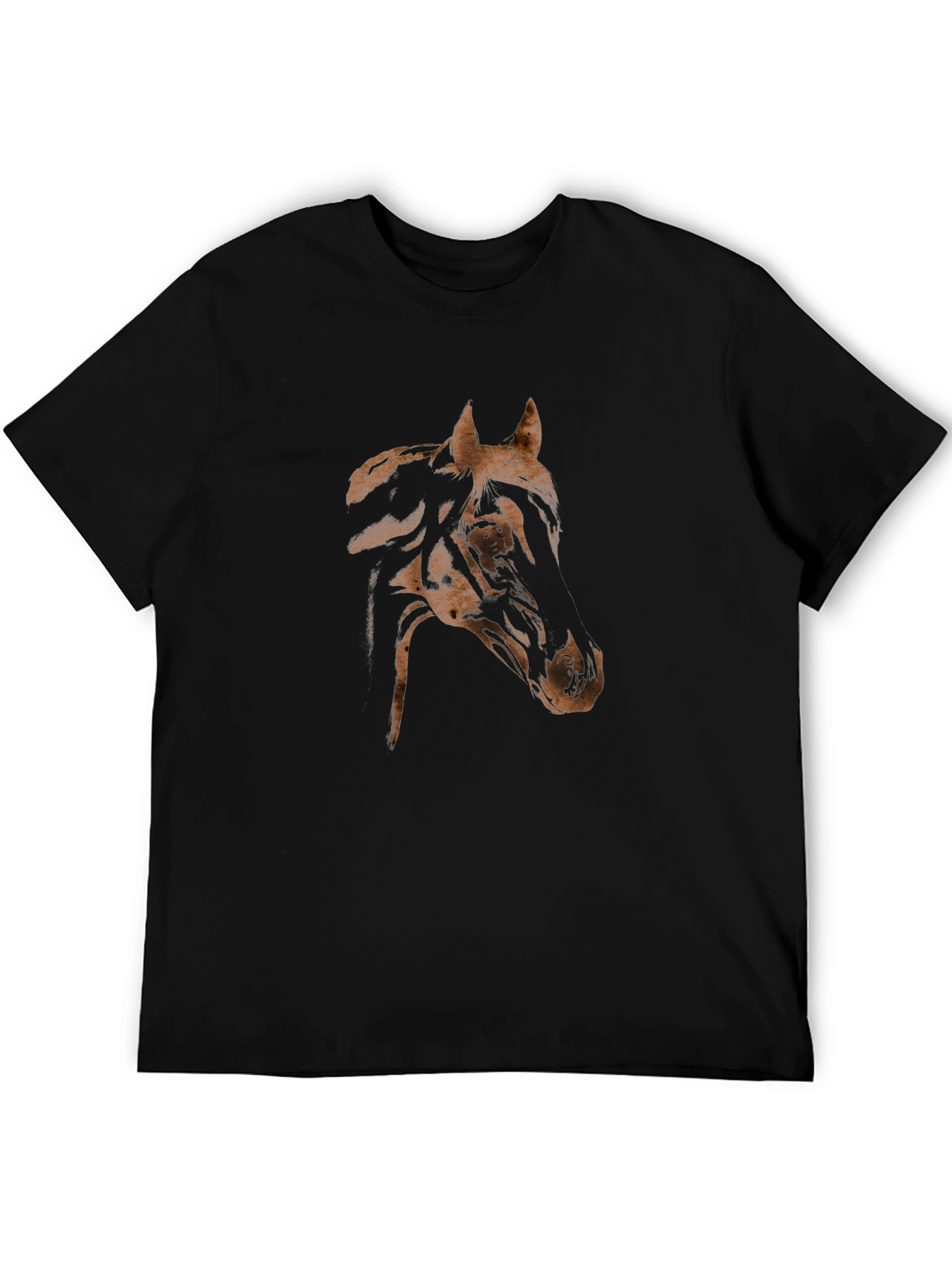 Horse Graphic Black T-Shirt