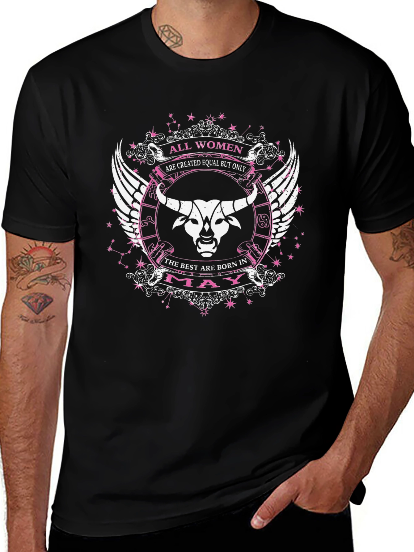 Women Born in May Zodiac Taurus T-Shirt