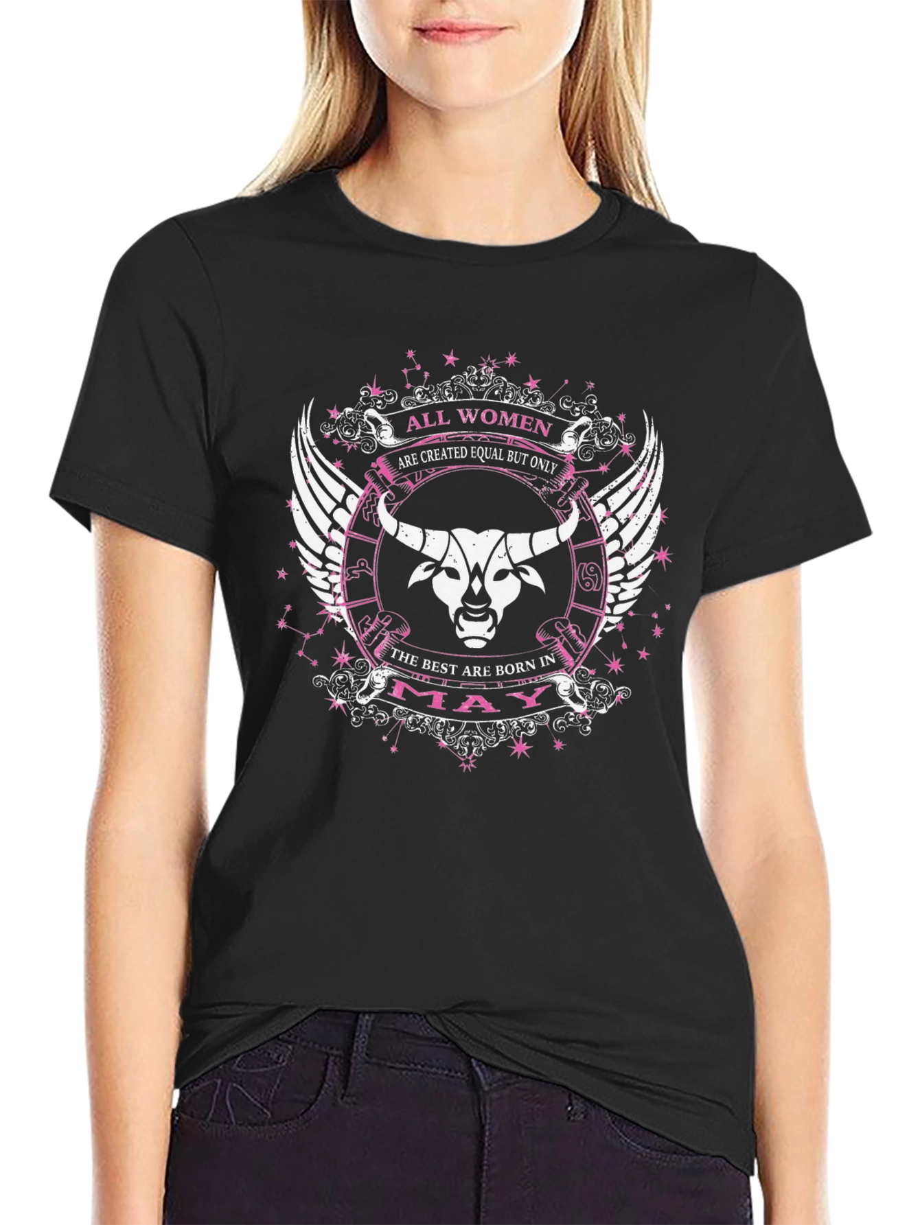 Women Born in May Zodiac Taurus T-Shirt