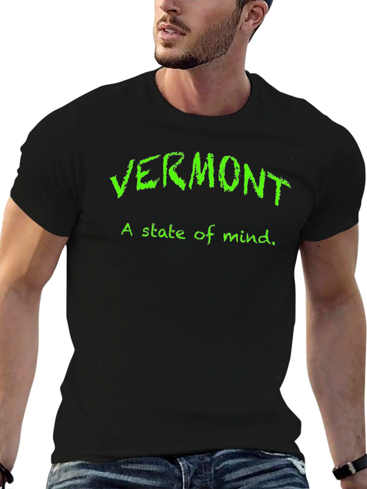 Vermont State of Mind Graphic Tee - Black