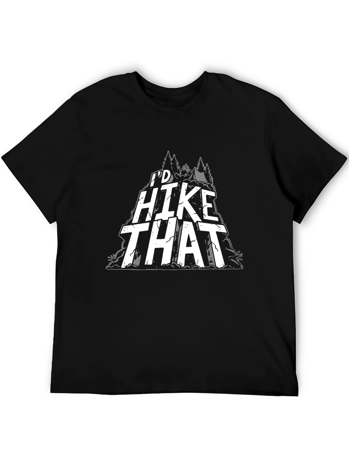Id Hike That Graphic T-Shirt - Black
