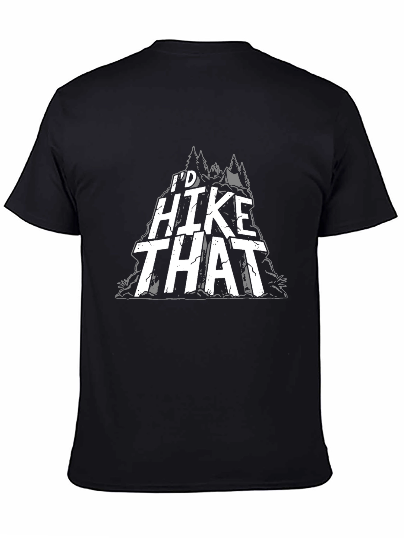 Id Hike That Graphic T-Shirt - Black