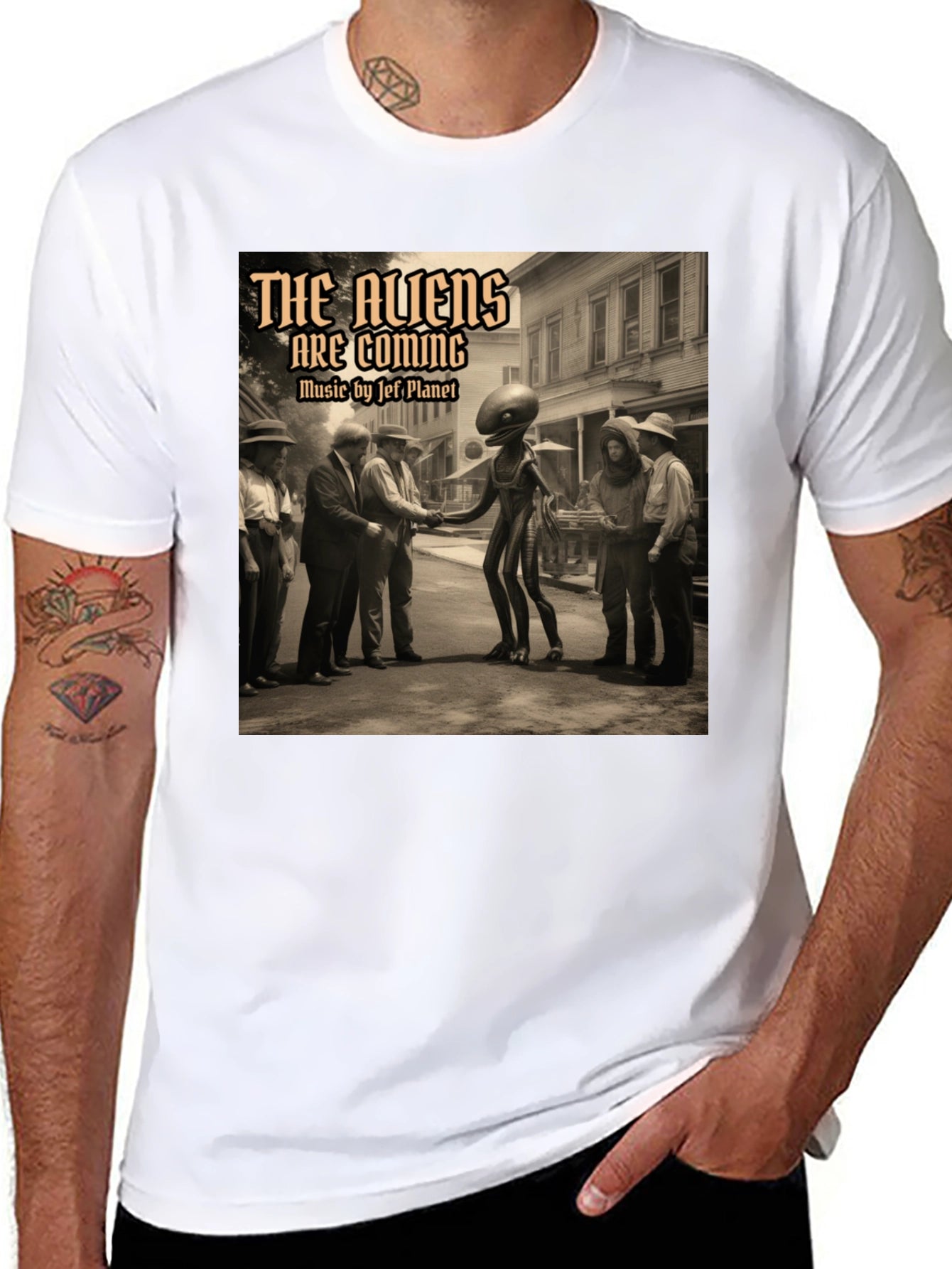 The Aliens Are Coming Graphic T-Shirt