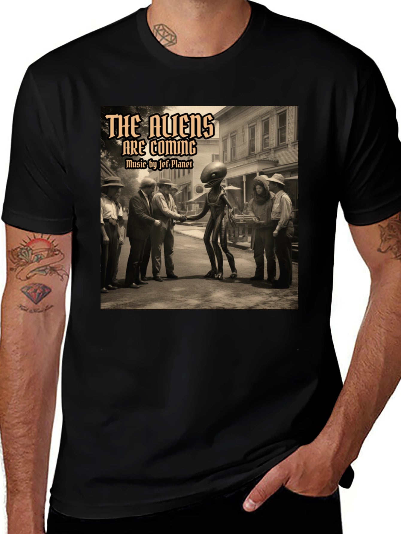 The Aliens Are Coming Graphic T-Shirt