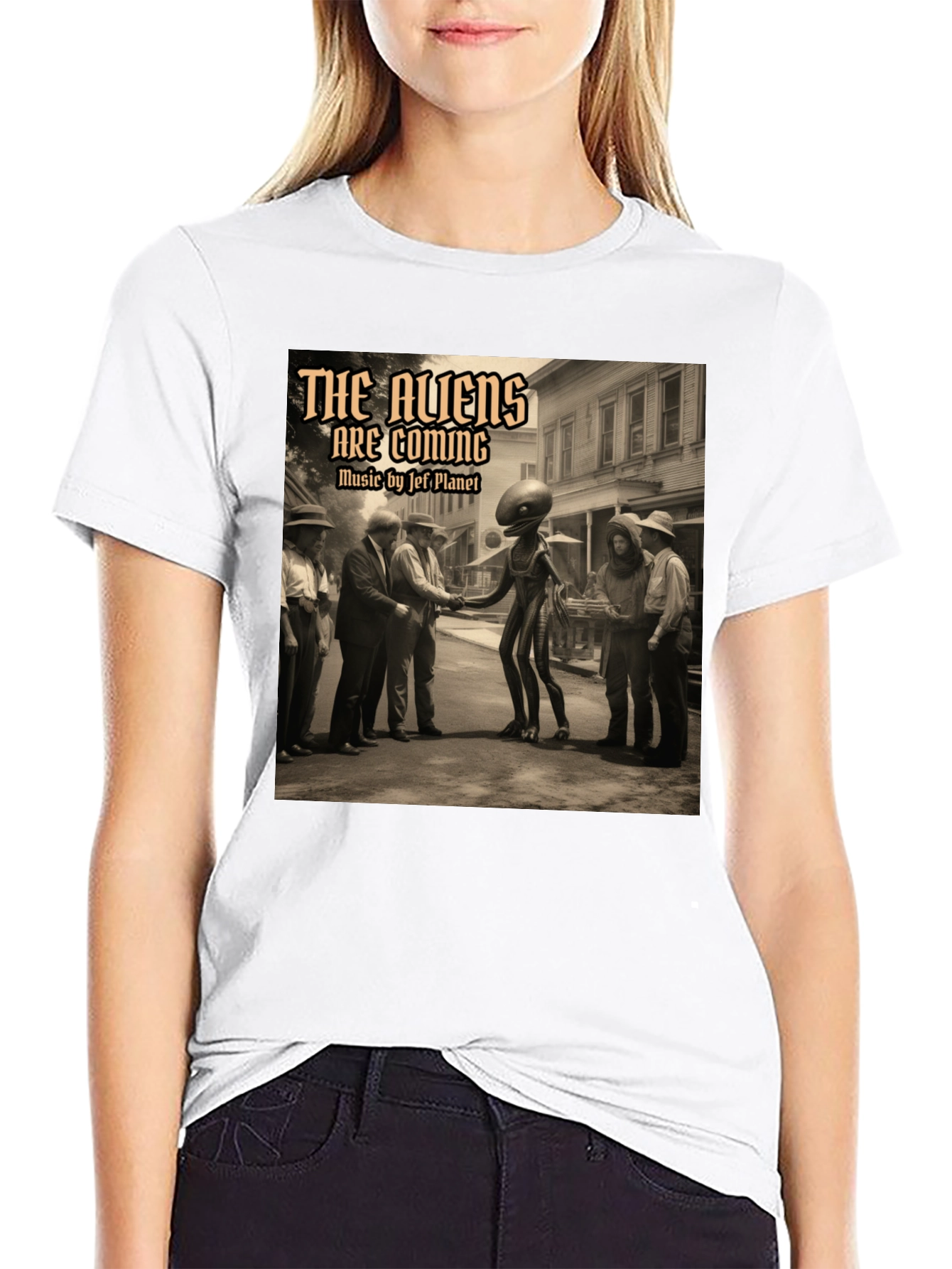 The Aliens Are Coming Graphic T-Shirt