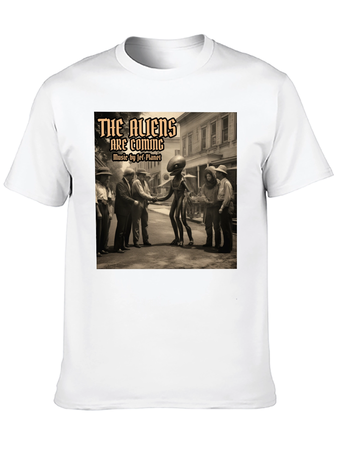 The Aliens Are Coming Graphic T-Shirt