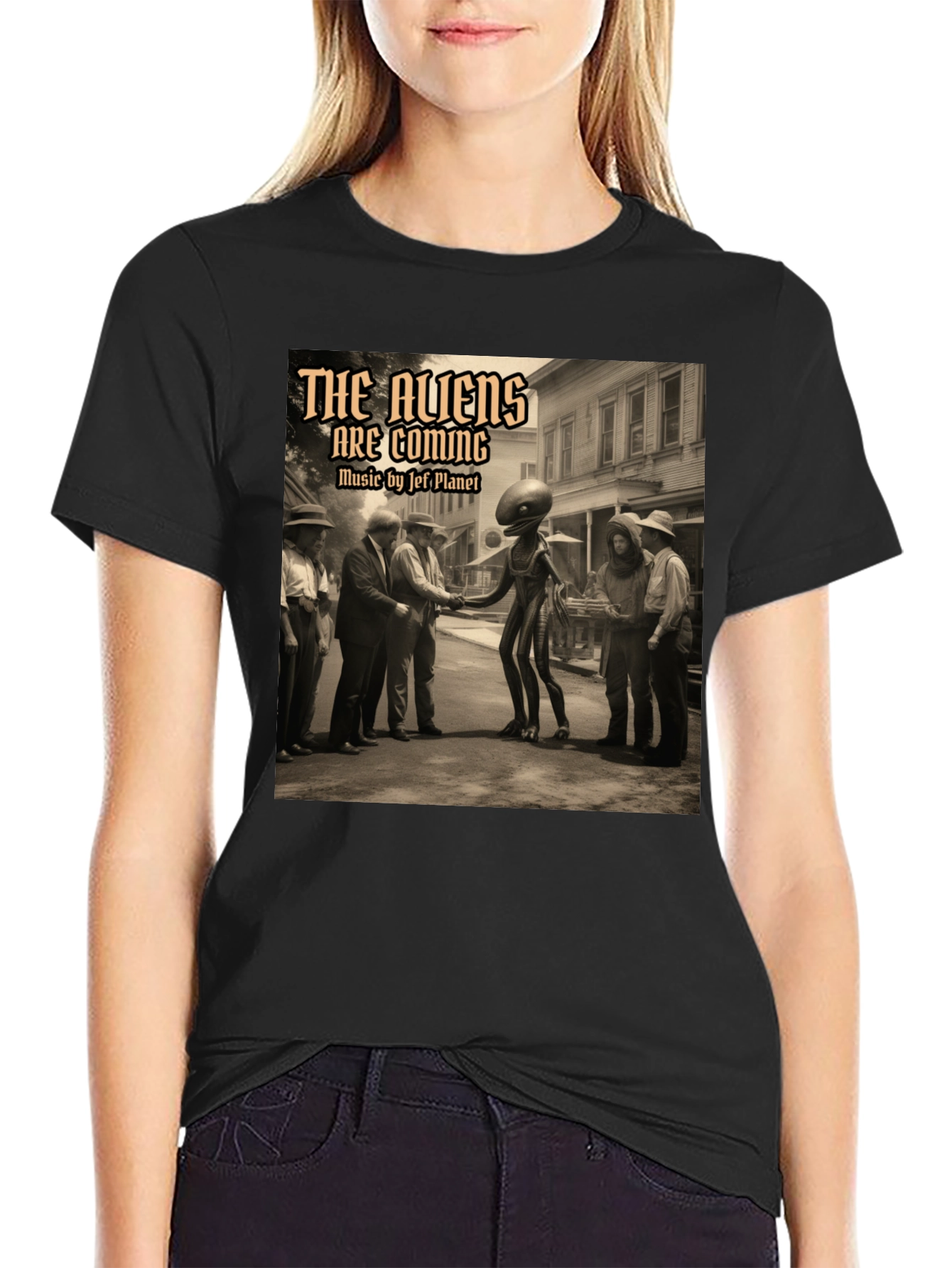 The Aliens Are Coming Graphic T-Shirt