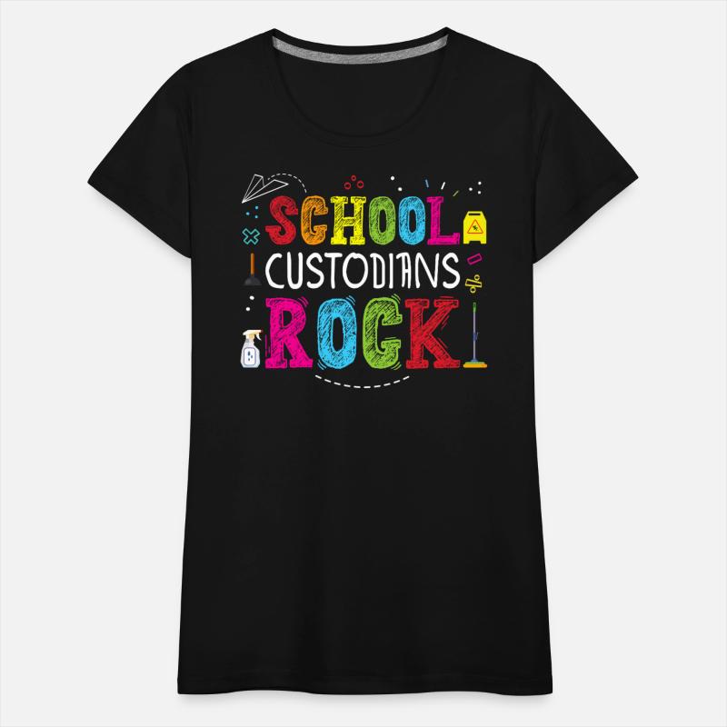 Back To School Custodians Rock Janitor 100th Day