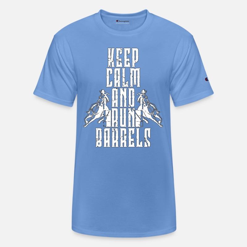 Barrel Racing Keep Calm And Loves Western Riding