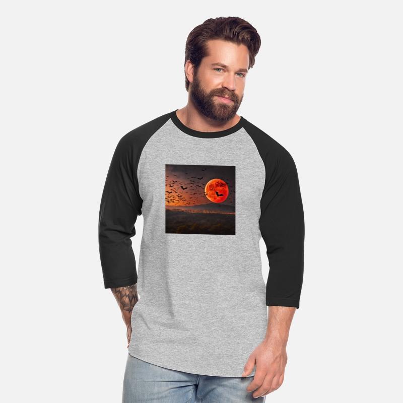 Bat Swarm blood-red moon