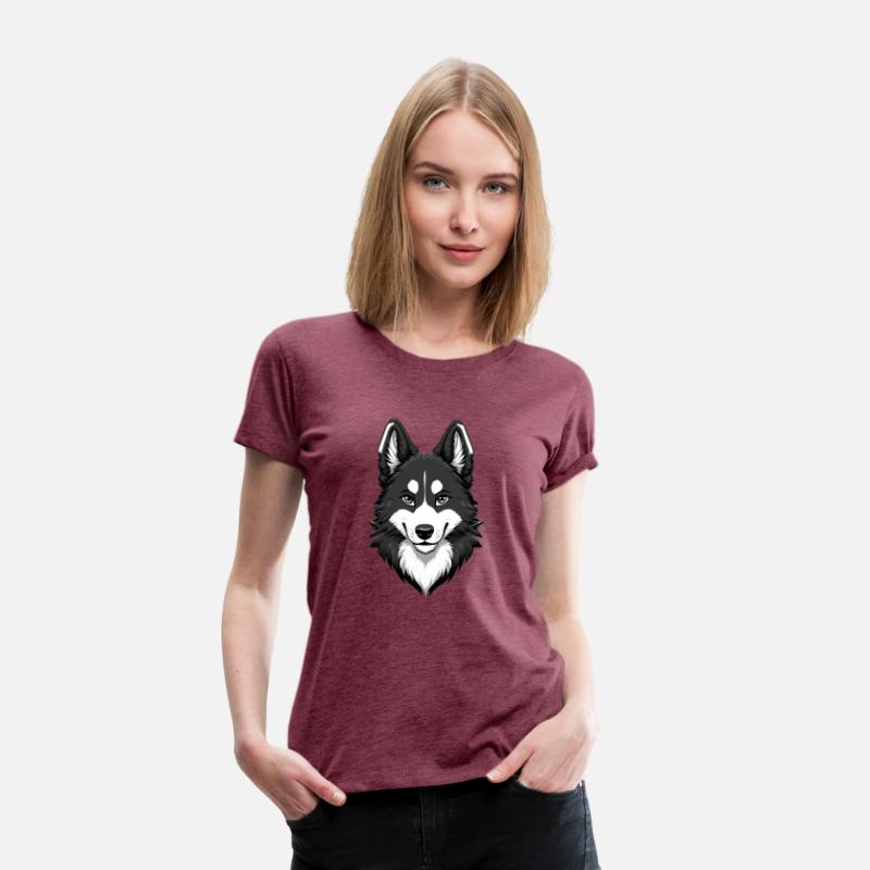 beautiful dog head