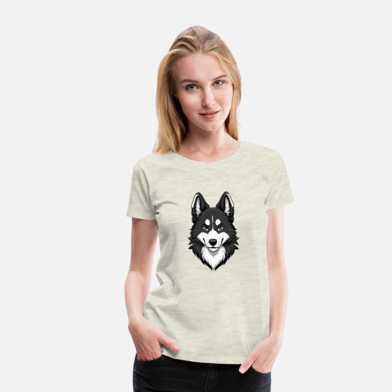 beautiful dog head