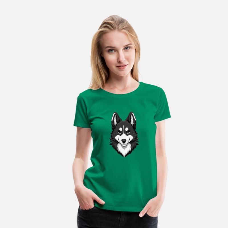beautiful dog head