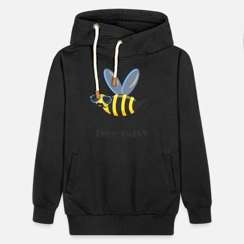 Bee character with mustache sunglasses Bee Easy