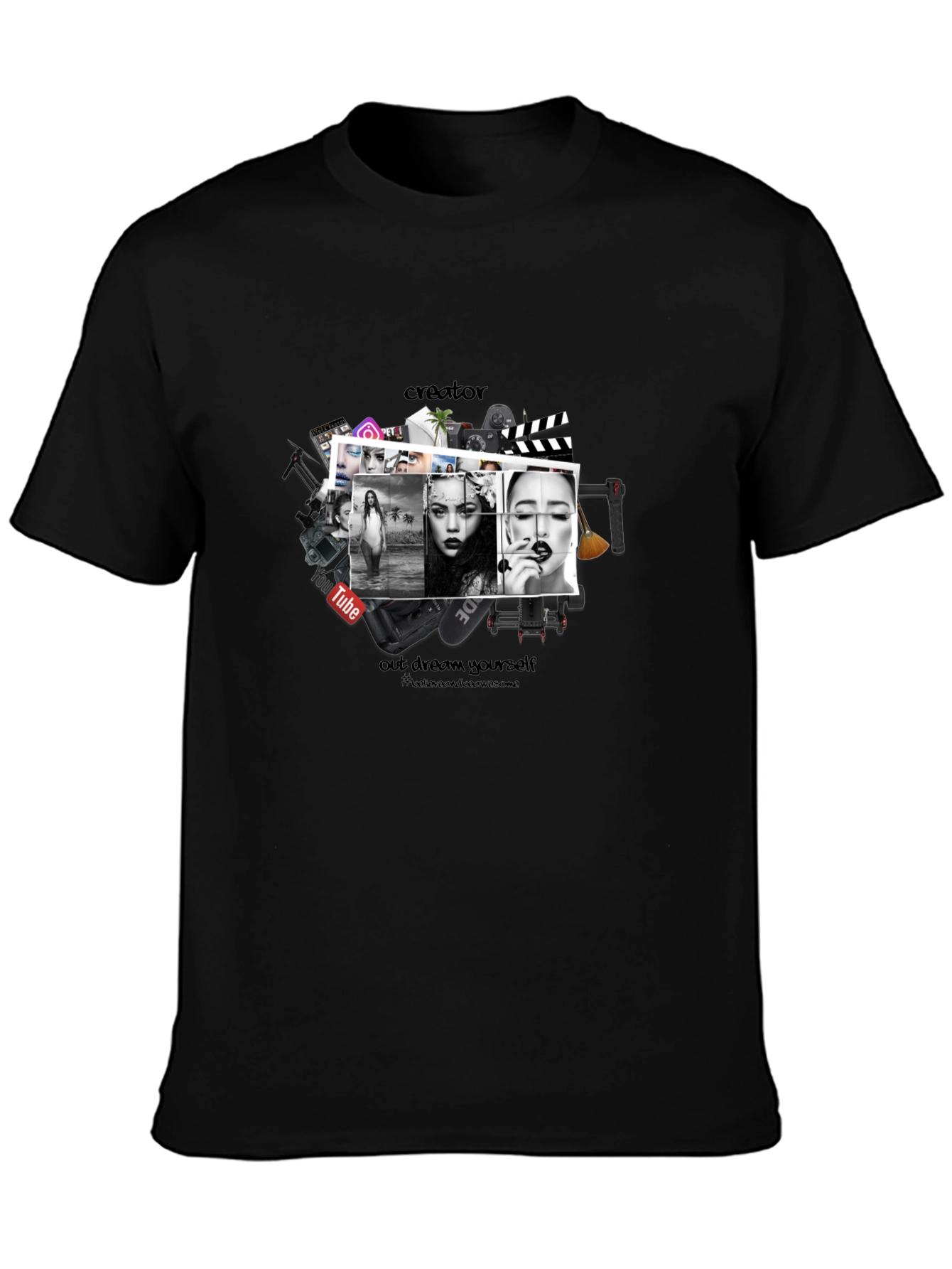 Creator Dreams T-Shirt - Black Graphic Tee