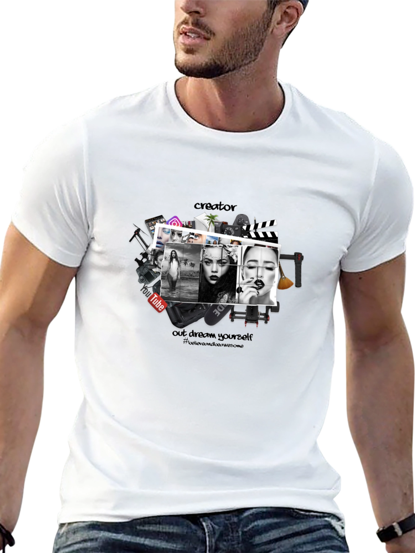Creator Dreams T-Shirt - Black Graphic Tee