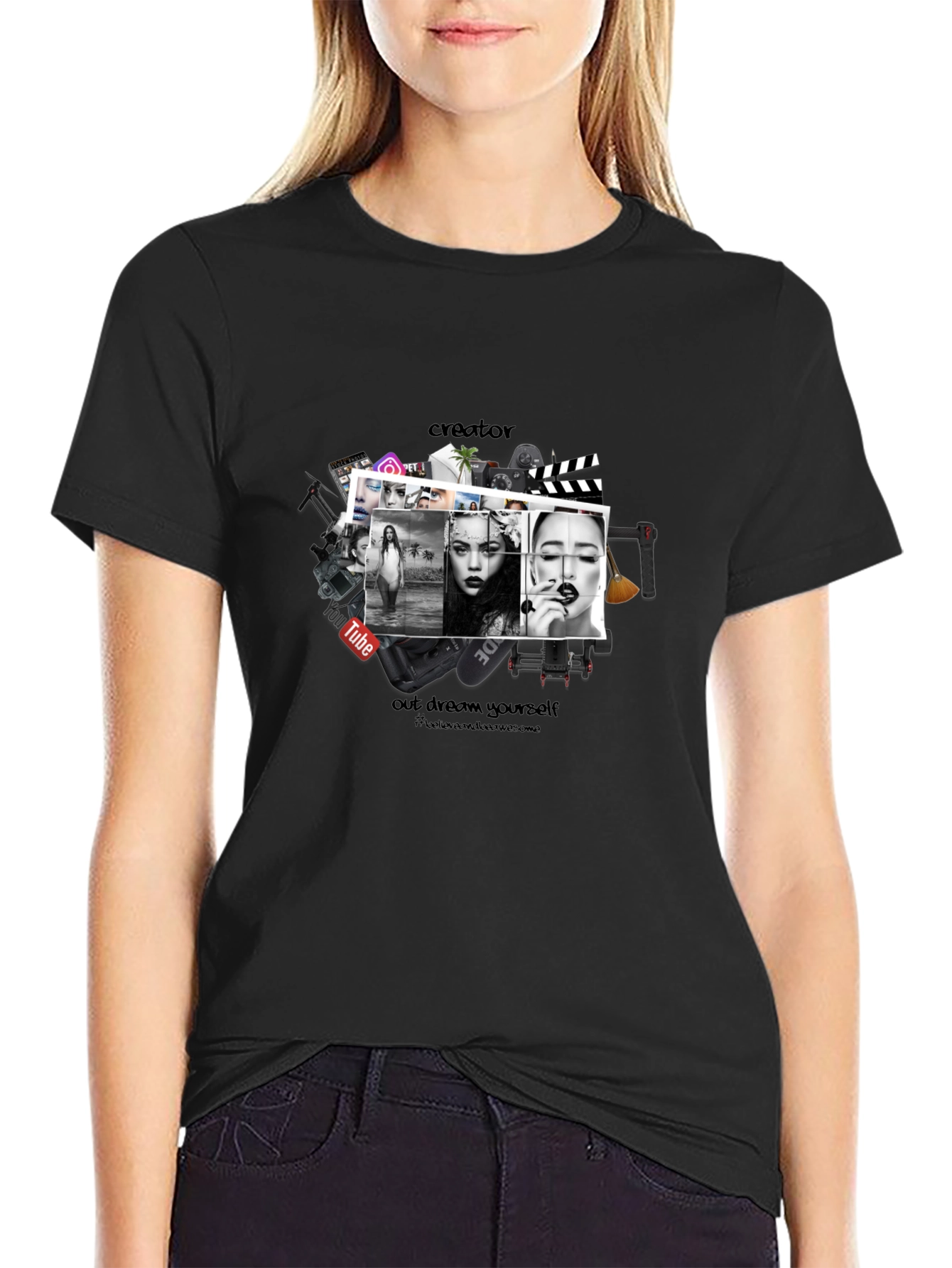 Creator Dreams T-Shirt - Black Graphic Tee