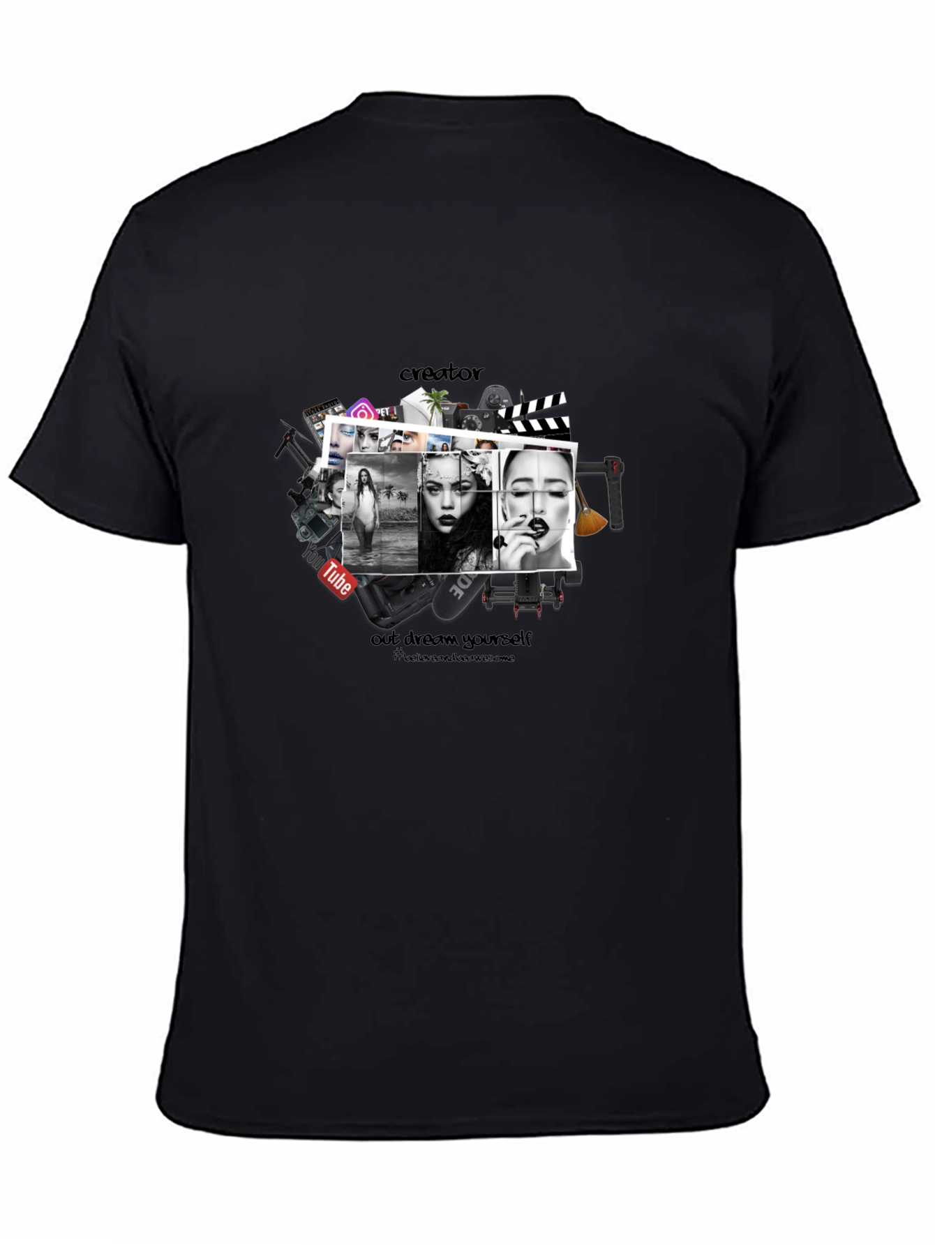 Creator Dreams T-Shirt - Black Graphic Tee