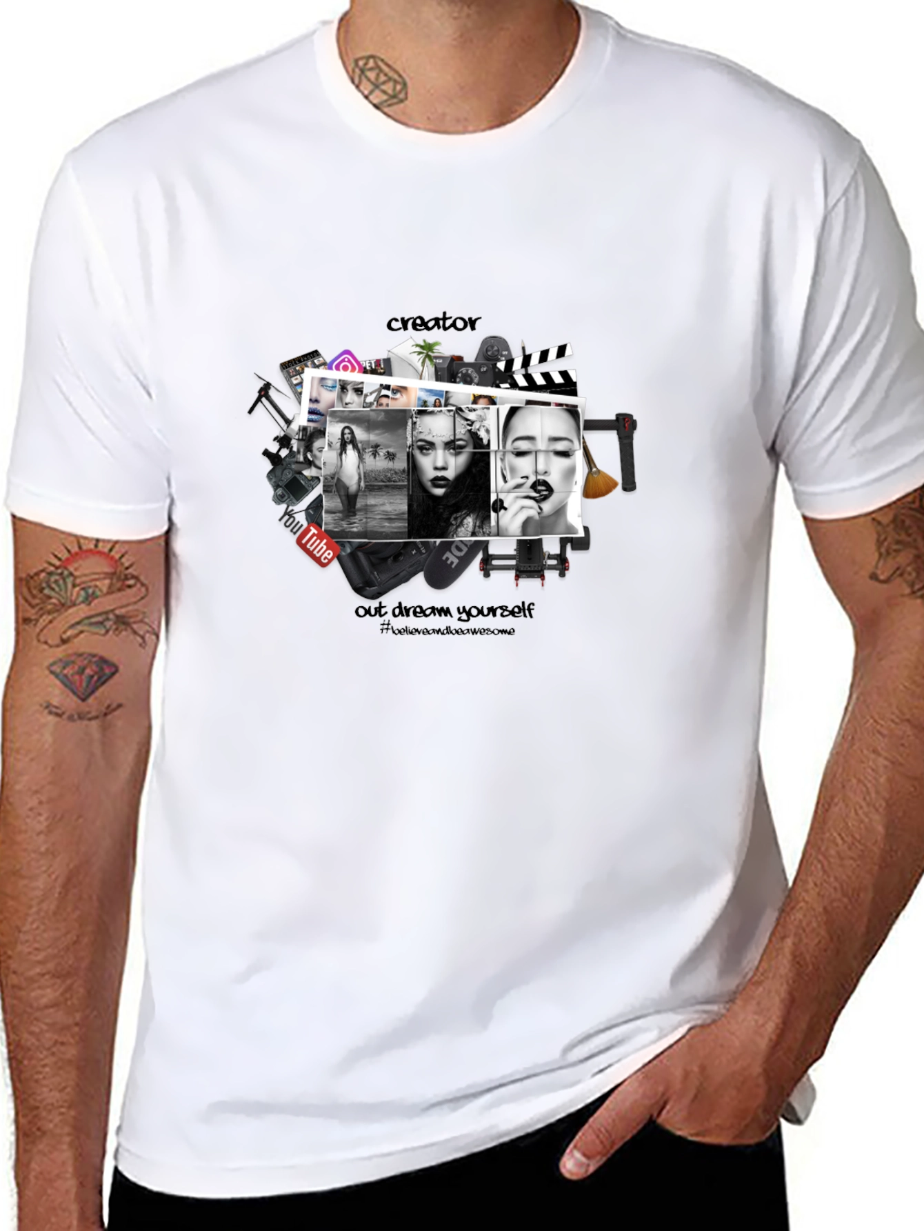 Creator Dreams T-Shirt - Black Graphic Tee