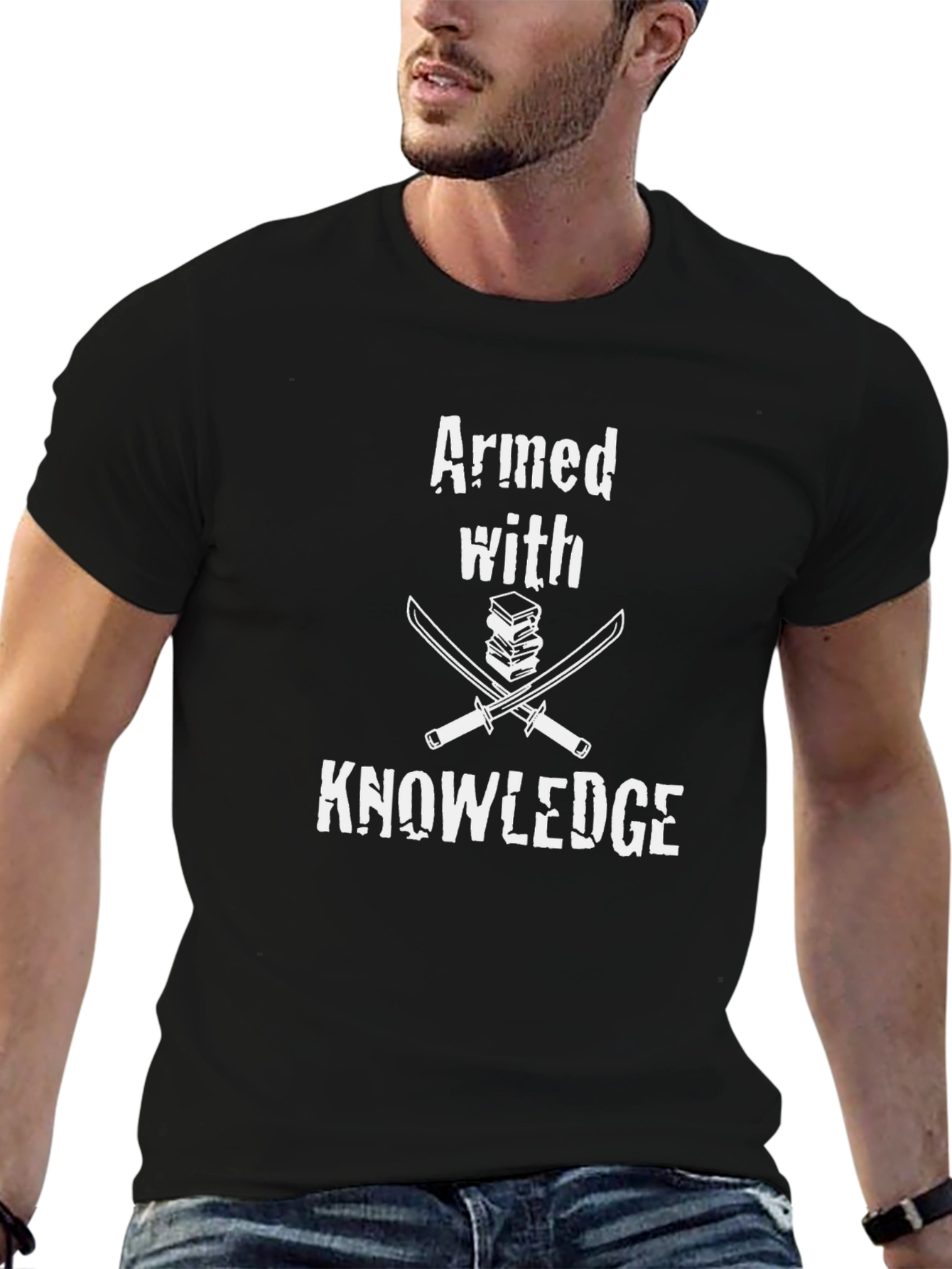 Armed With Knowledge Graphic Tee