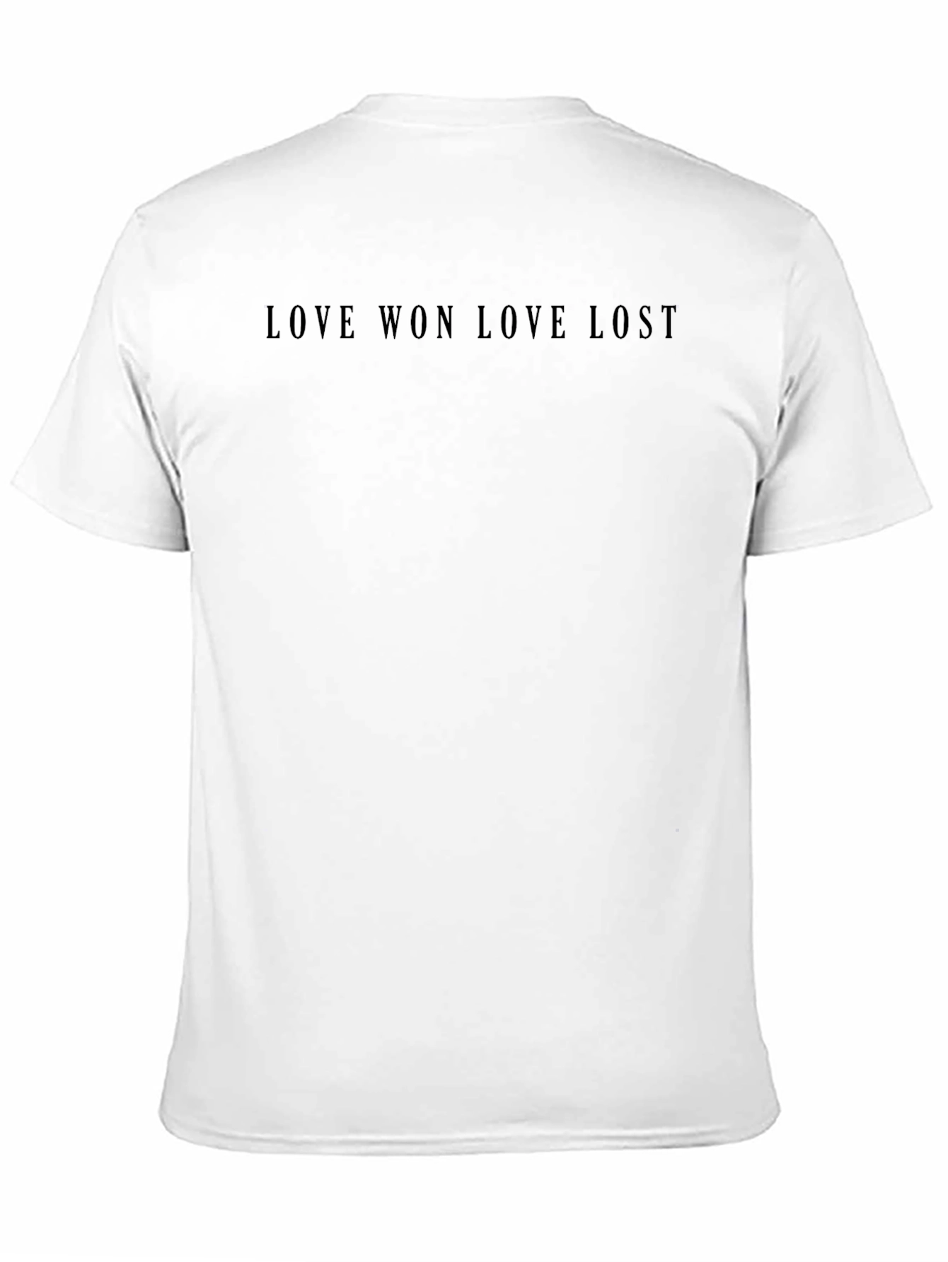 Love Won Love Lost Black Graphic Tee