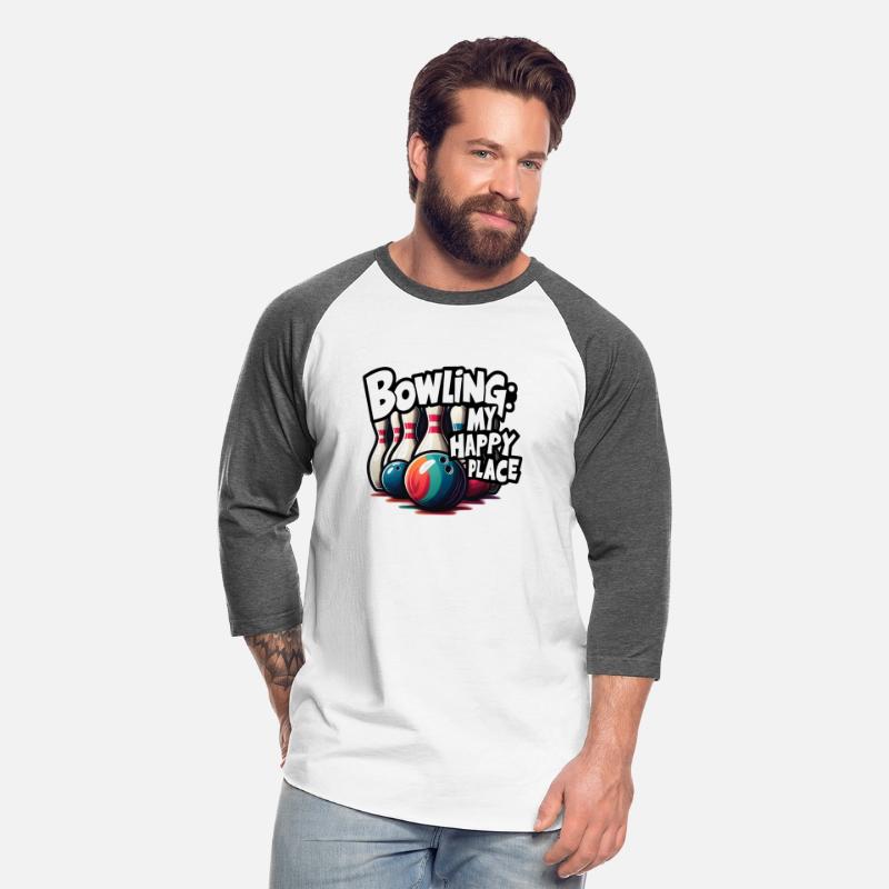 Bowling: My Happy Place (Sports Quote Design)