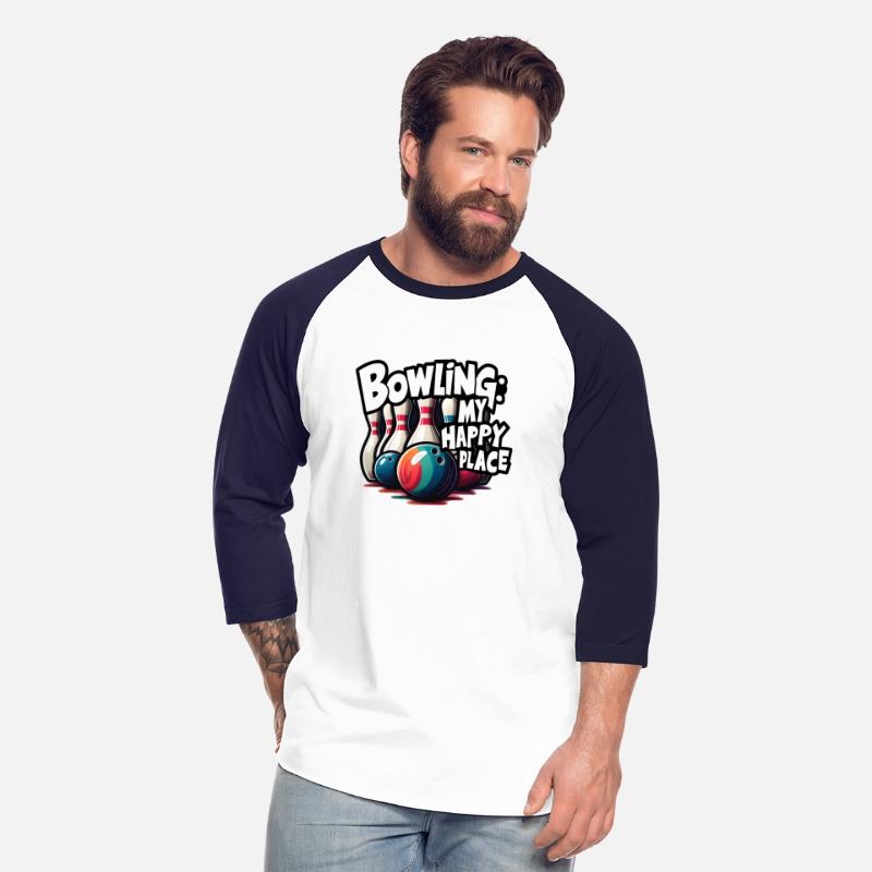 Bowling: My Happy Place (Sports Quote Design)