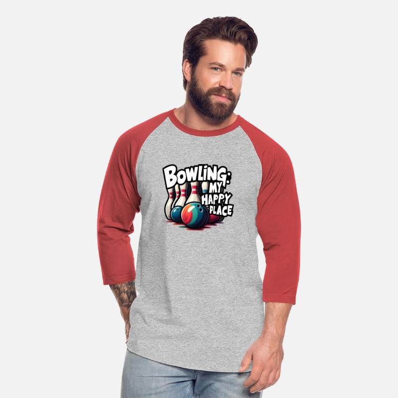 Bowling: My Happy Place (Sports Quote Design)