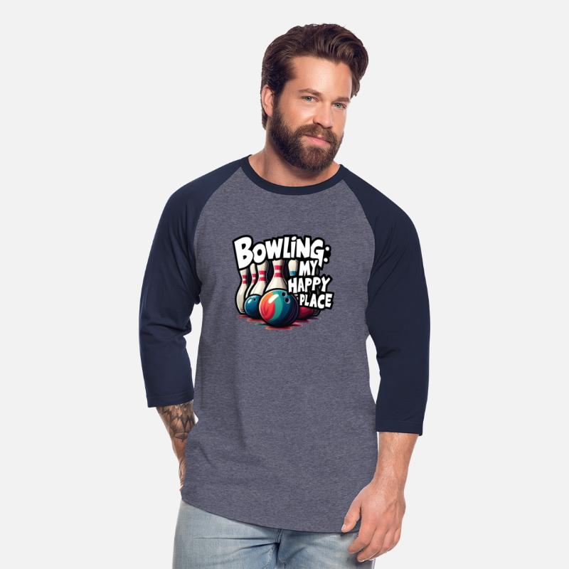 Bowling: My Happy Place (Sports Quote Design)