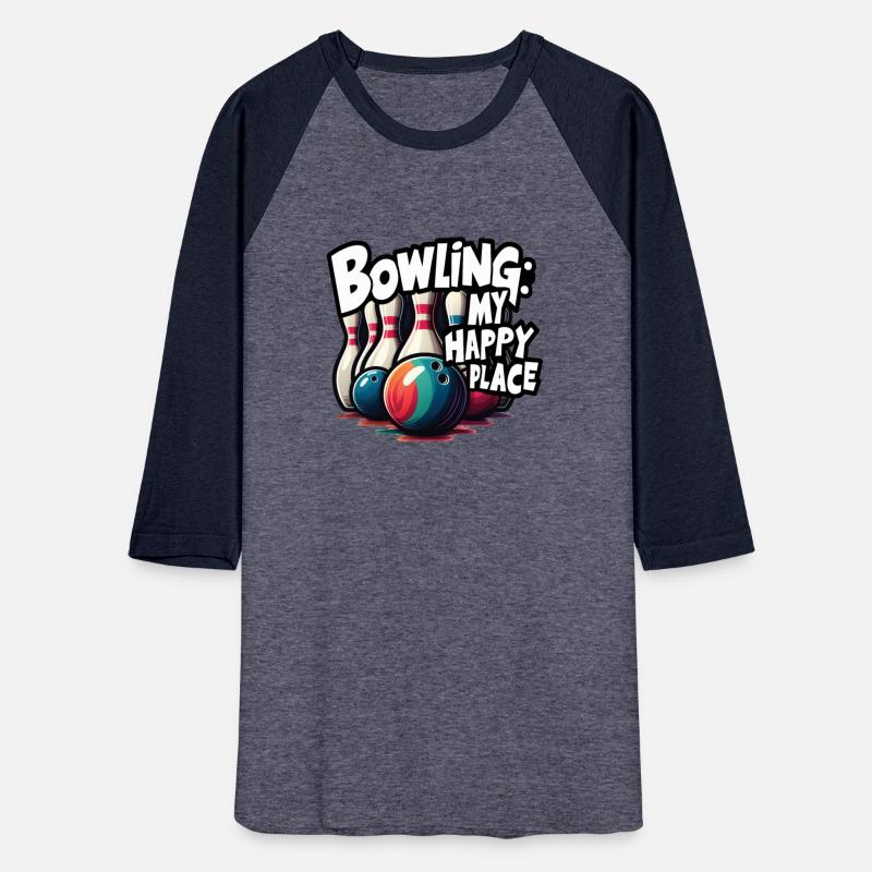 Bowling: My Happy Place (Sports Quote Design)